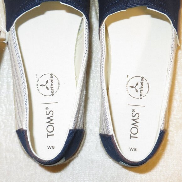 Toms Alpargata Rope, Ladies 8 BNWT - Picture 2 of 5